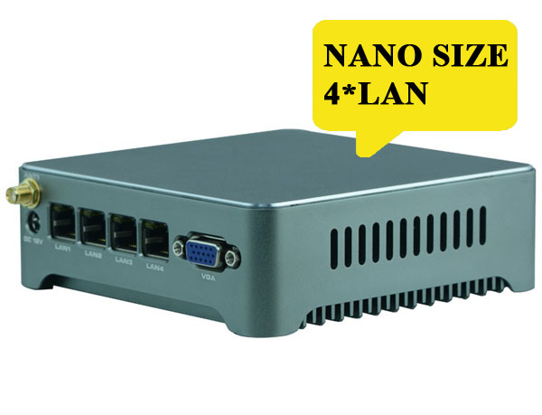 J1900 Rugged NANO-PC(4LAN)