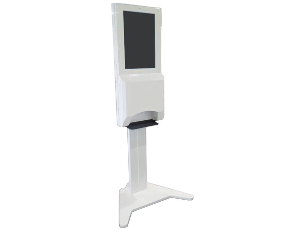 21.5inch kiosk with alcohol hand sanitizer 